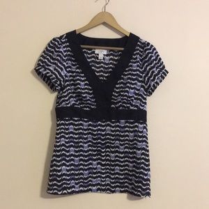 Ann Taylor Loft patterned top